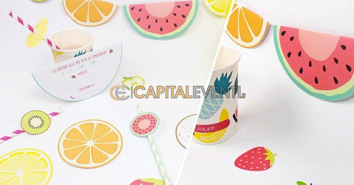 Compleanno a tema frutta per i 18 anni